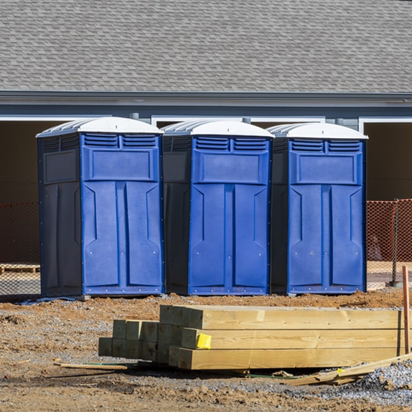 is there a specific order in which to place multiple portable restrooms in Fogelsville PA